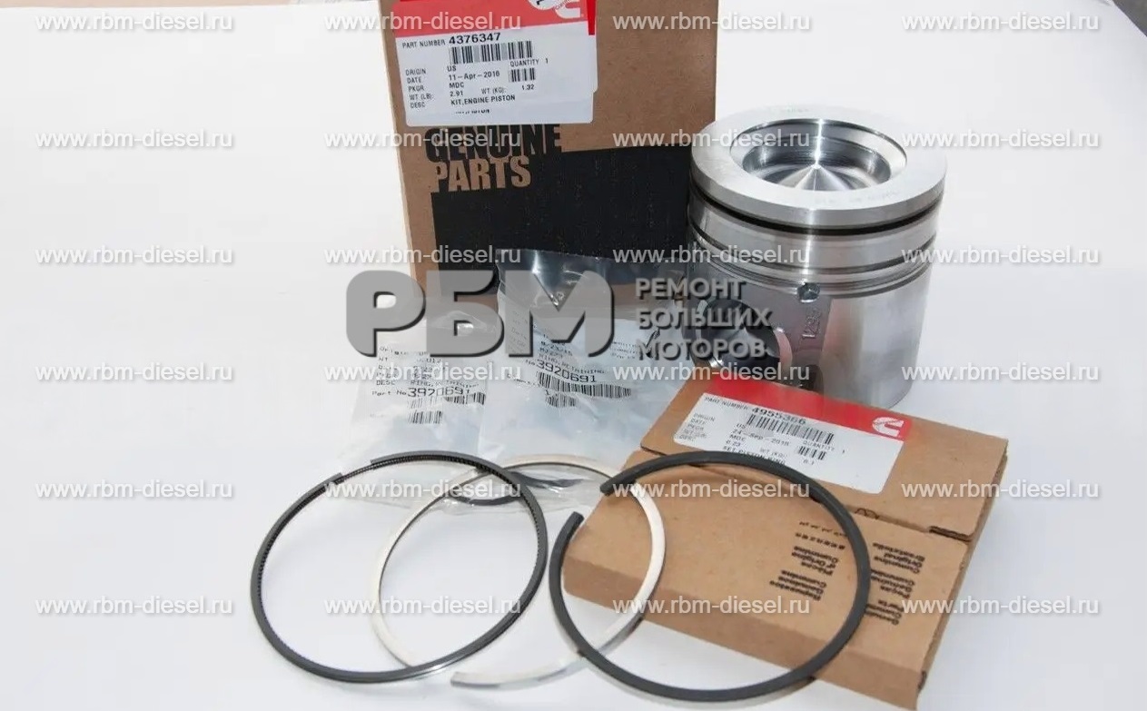 sg_pic_68ee147f6924a04615f4cac7 4376347 4955365 4955520 Комплект поршня двигателя — изображение 1