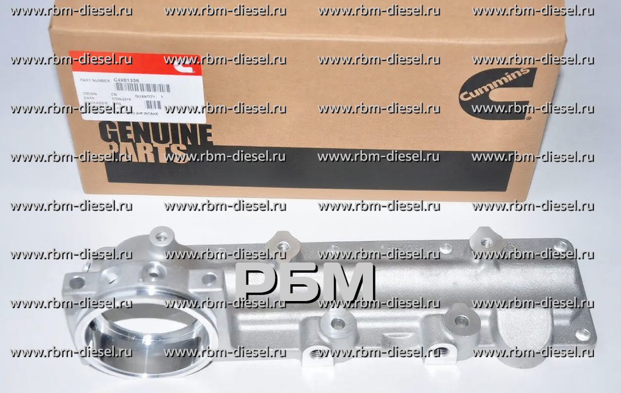 f8b343336b2625bcabe381421e487ff6 (1) 4981336 4930912 4931263 Коллектор воздухозаборный Cummins — изображение 1