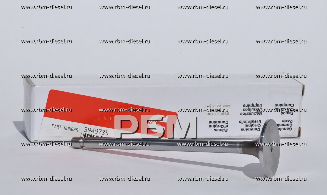 f890fb2eae76d109b67f36d882dd94a1 (1) 3940735 Клапан впускной Камминз Cummins — изображение 1