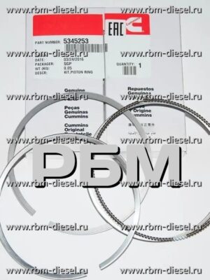 5345253 4941138 4944444 Набор поршневых колец Cummins