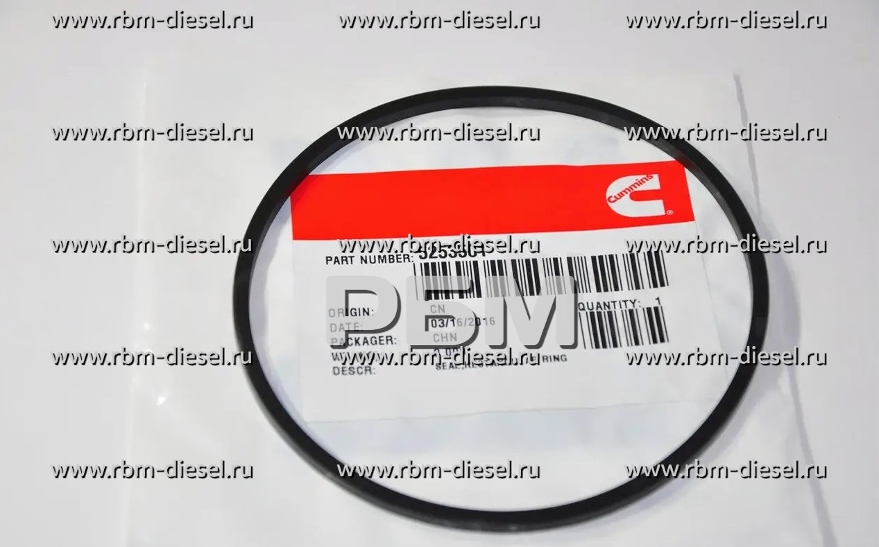 sg_pic_69ca0fde298279faf603df66 5253501 Кольцо уплотнительное прямоугольное Cummins — изображение 1