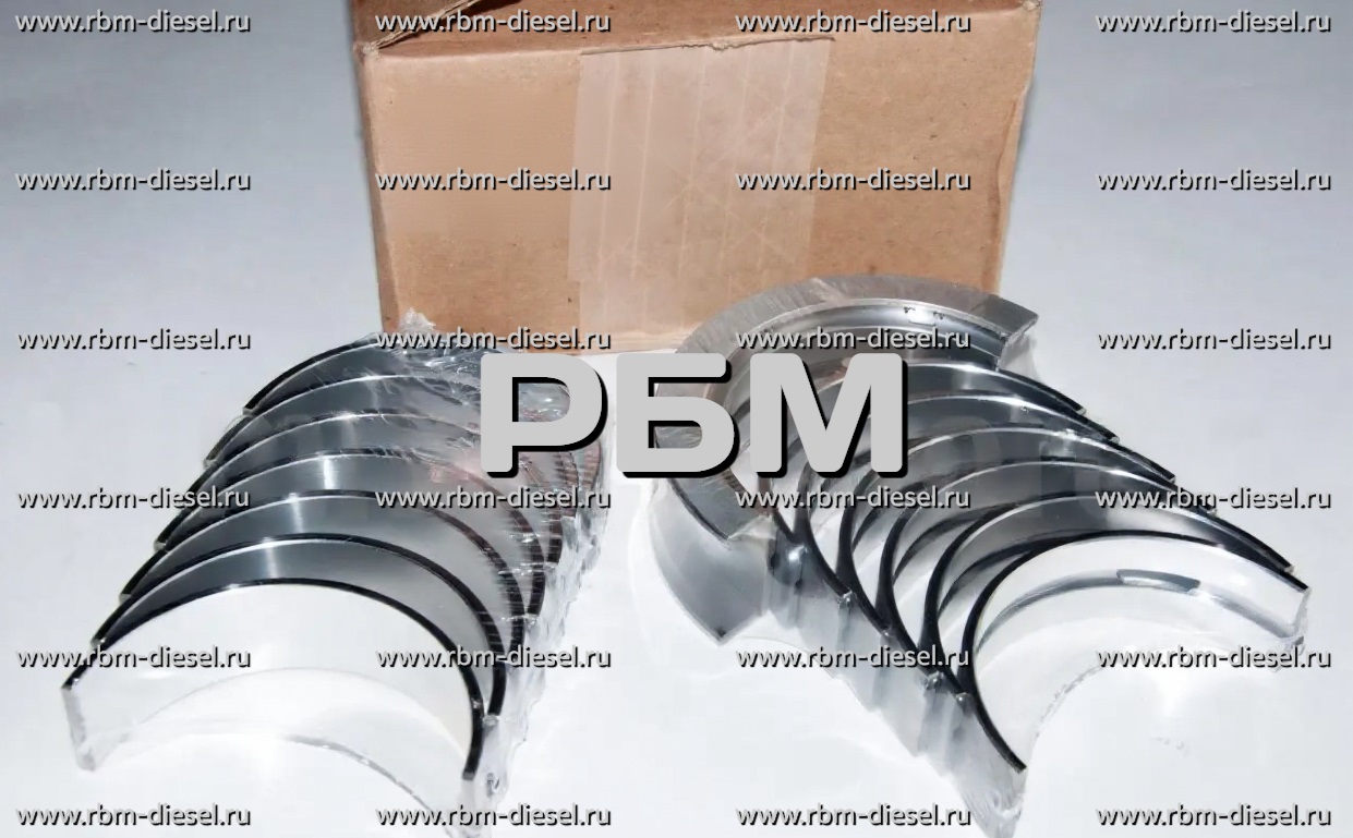 watermark-removed-1773906306863 3945918 3800271 Вкладыши коренные (комплект) 0,25 мм (0,010 дюйма) Cummins — изображение 1